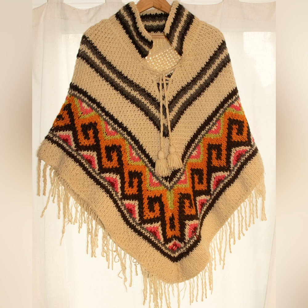 Truly Vintage Handmade Unisex Poncho
